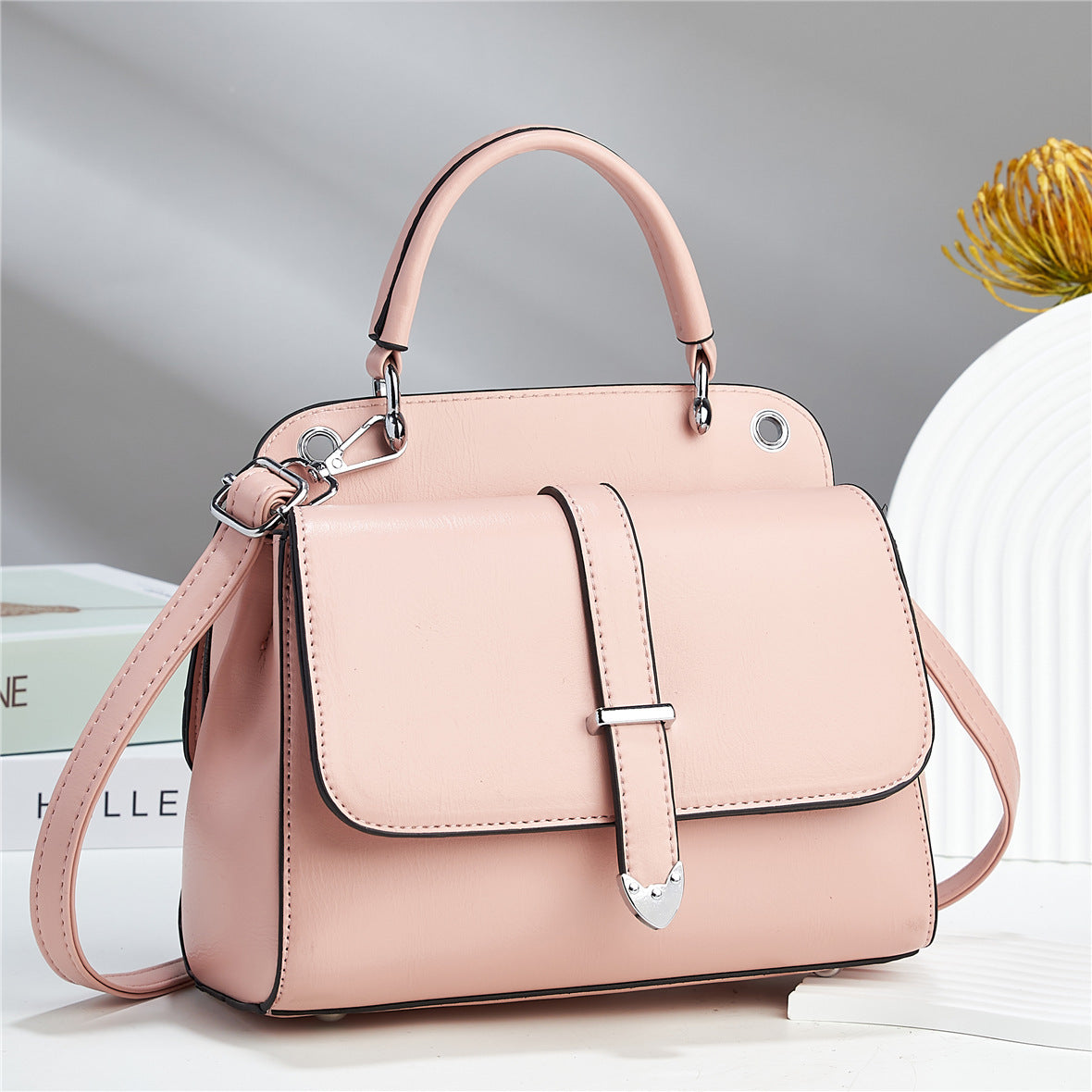 New Candy-colored Flip Texture One-shoulder Crossbody Handbag ARZ