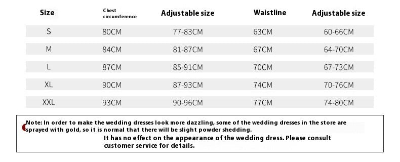 Women's Satin Off-shoulder Retro Fashion Trailing Wedding Dress ARZ