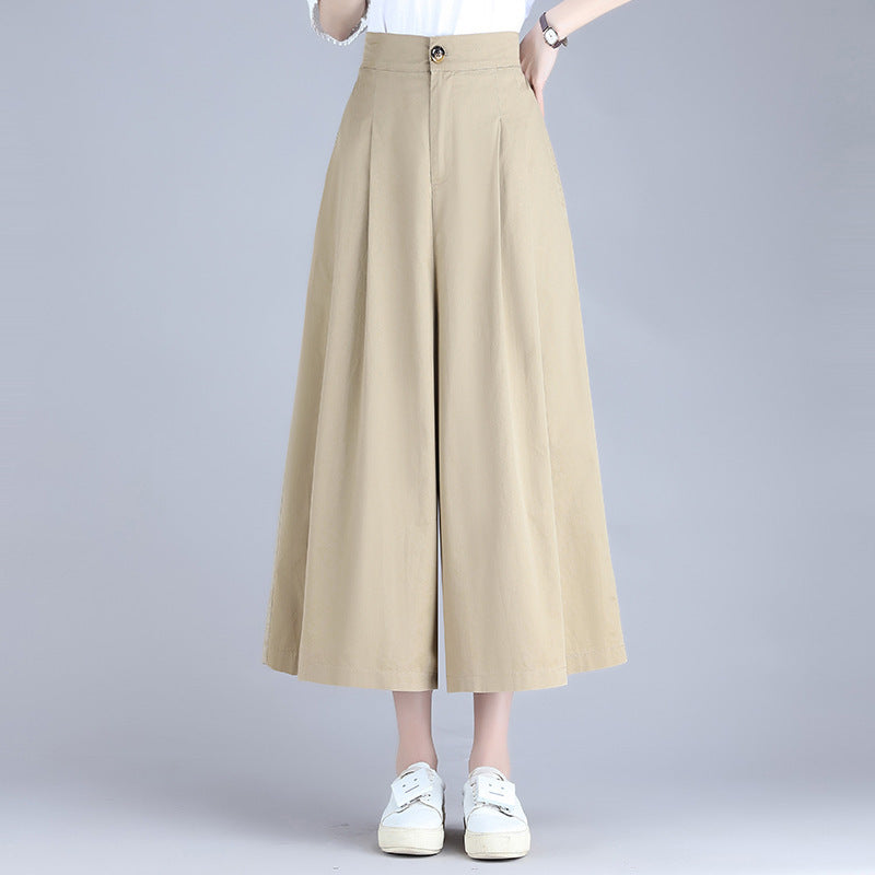 Simple Loose High Waist Straight Casual Pants ARZ