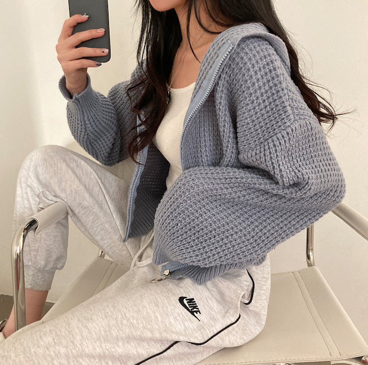 Women's Fashion Loose And Lazy Style Knitted Jacket ARZ