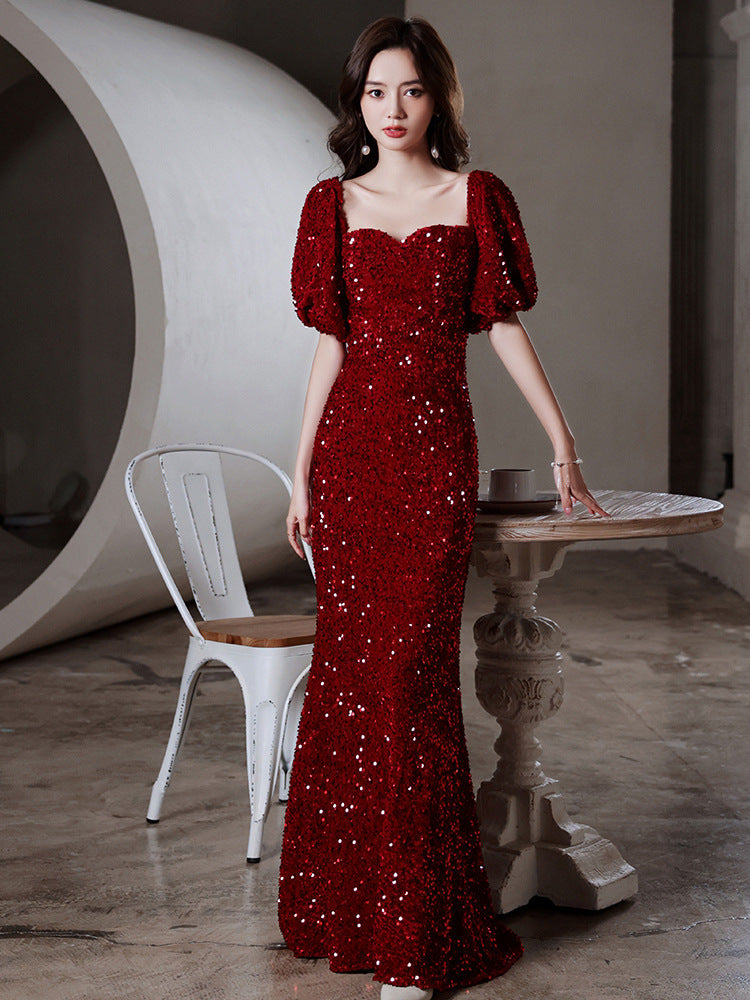 Toast Bridal Red Dresses Women Fishtail ARZ