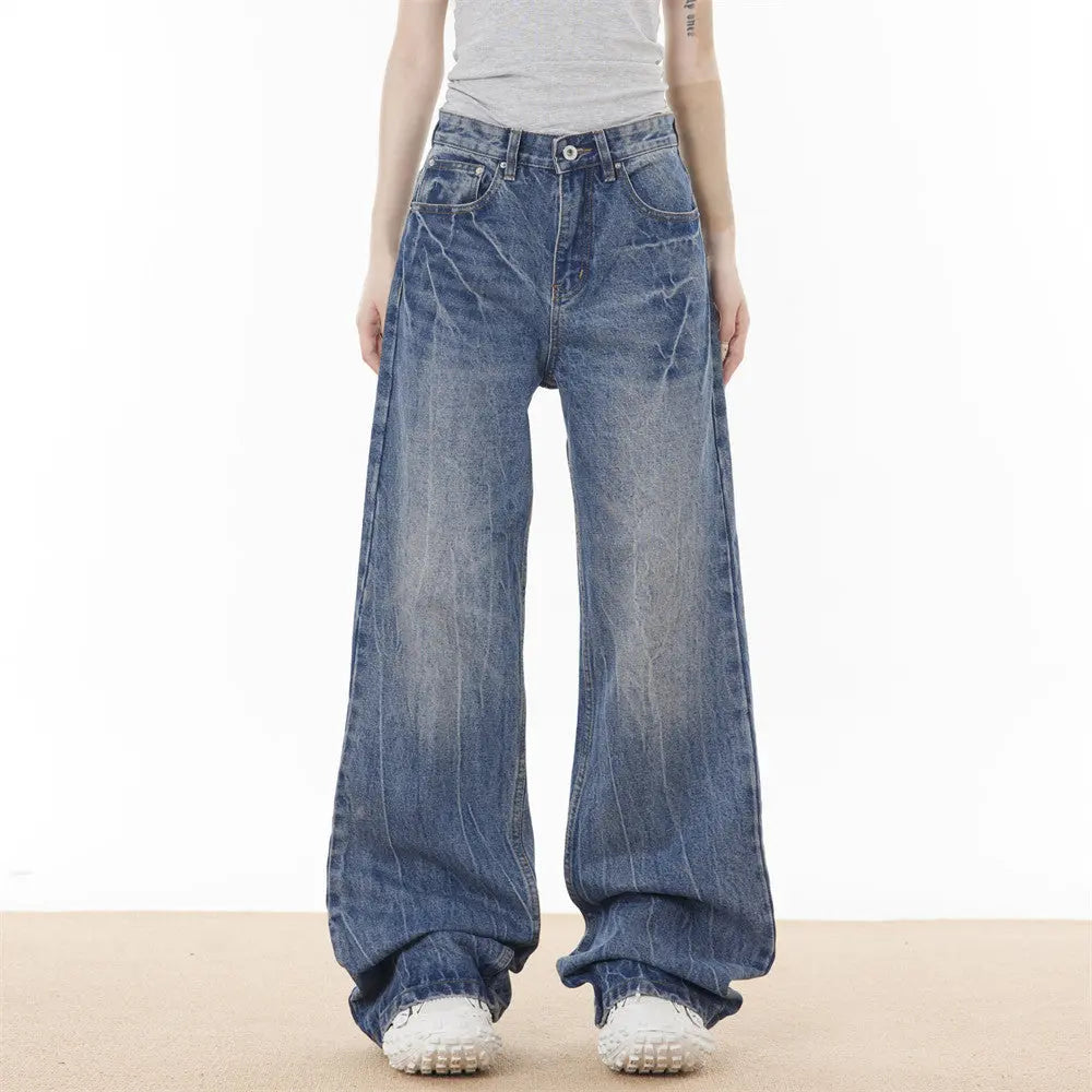 Punk Washed And Worn Jeans Fashion Brand High Street Women ARZ