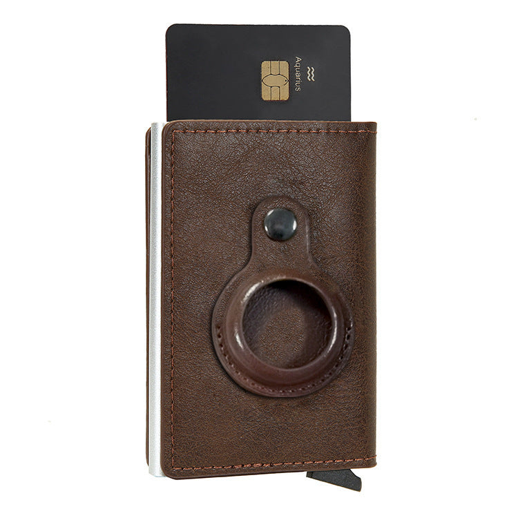 Multifunctional Card Holder Airtag Men's Short Card Holder Wallet Air Tag ARZ