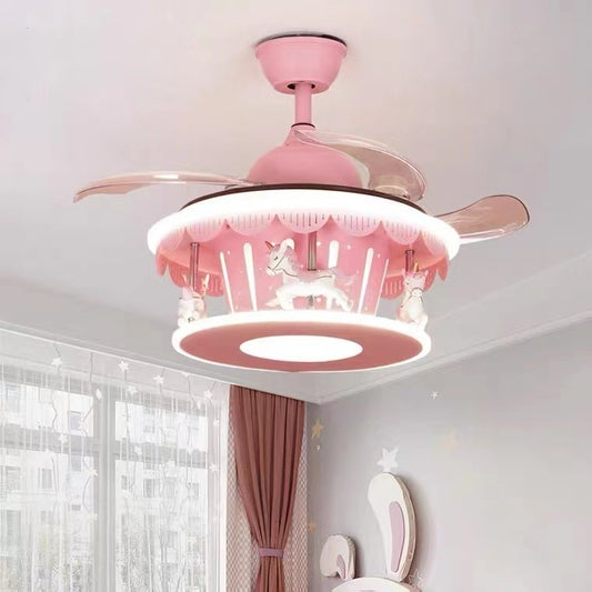 Children's Bedroom Light Rotating Girl's Room Overhead Light ARZ