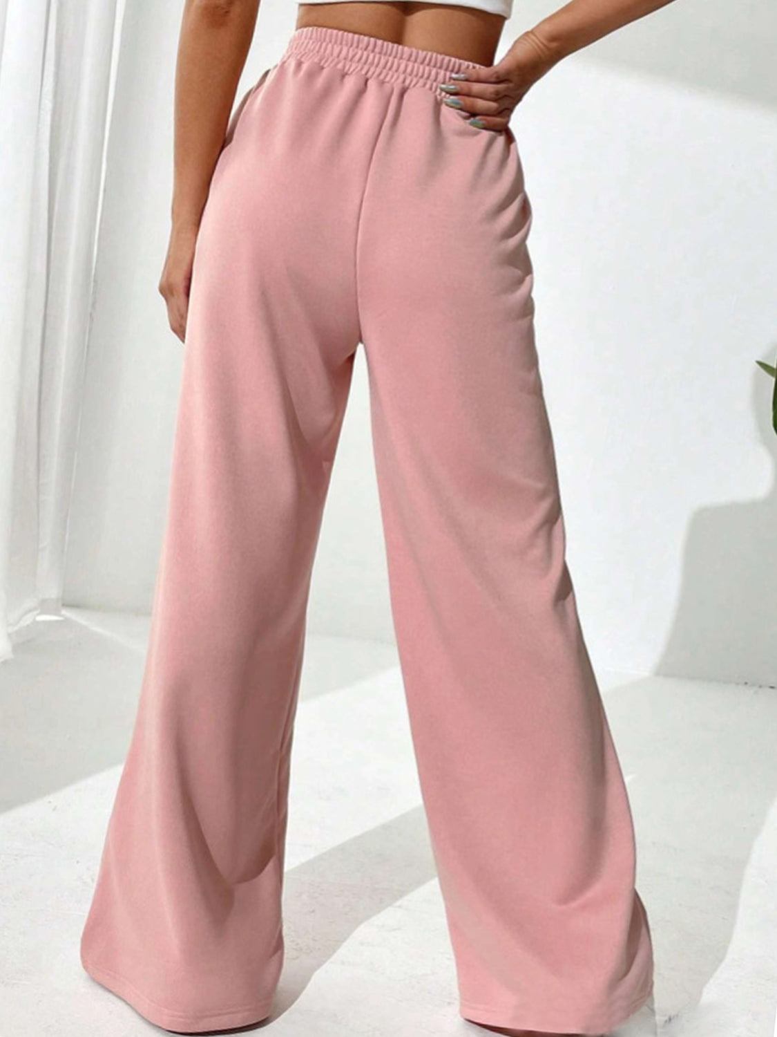 fashionable wide leg pants Trendsi