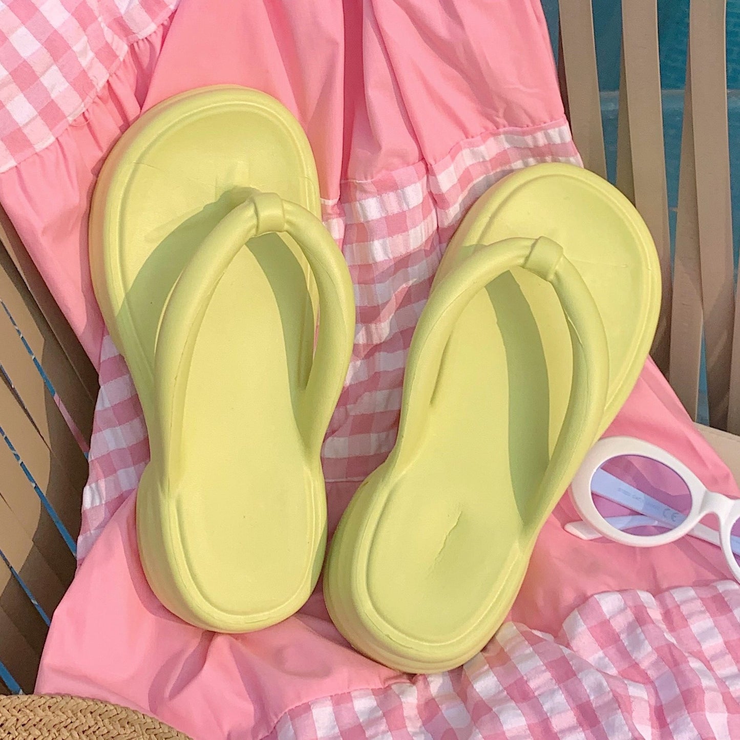 Summer New Simple Comfortable Platform Flip-flops ARZ