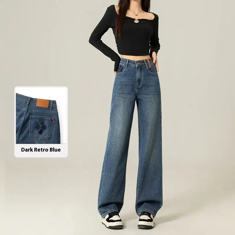 Fashionable Retro Embroidered Jeans For Women ARZ