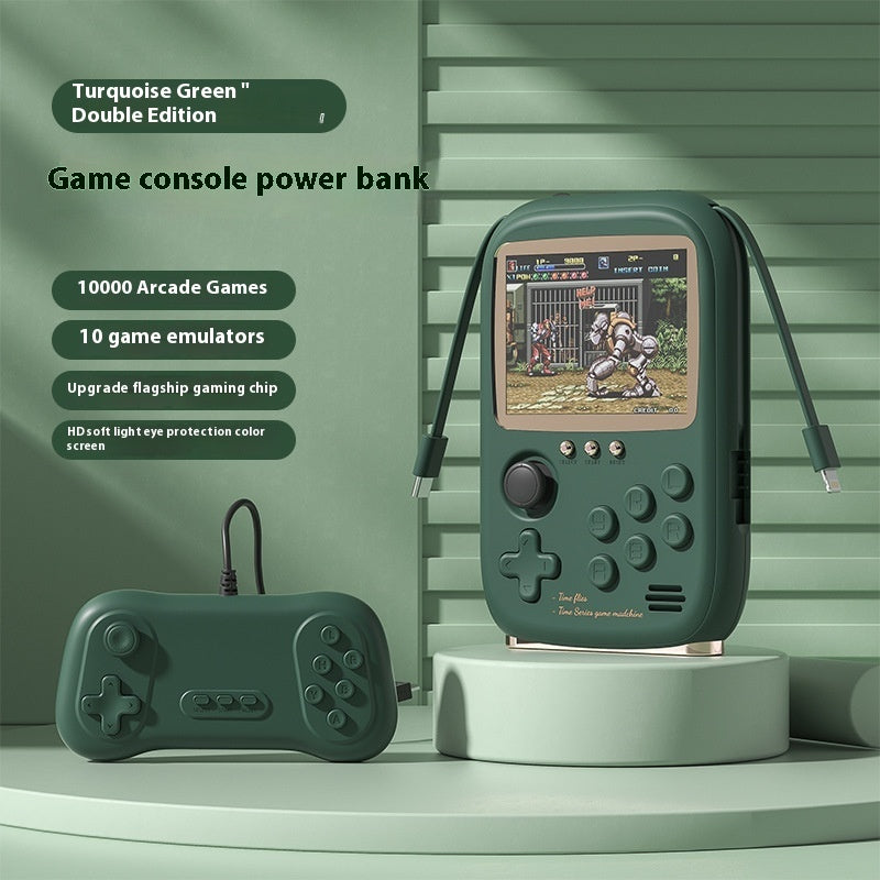 Handheld Game Console Power Bank Two-in-one Portable With Cable ARZ