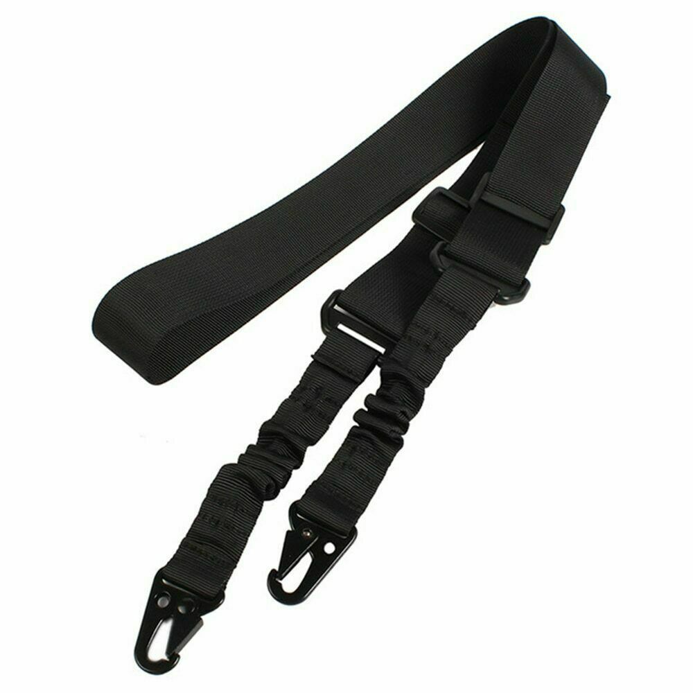 Tactical Rifle Sling Gun Shoulder Strap 2 Point Hooks One Single Strap Hunting ARZ