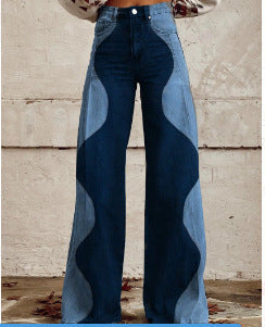 European And American Plus Size Women's Denim Casual Pants ARZ