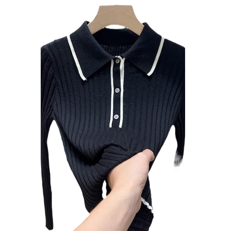 Classic Style Autumn Knitted Bottoming Shirt Slim Fit Sweater ARZ