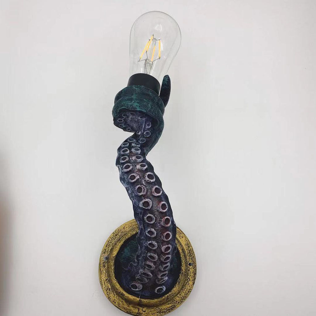 Retro Octopus Electric Light Tentacle Wall Sconces Lamp for Home Decor ARZ