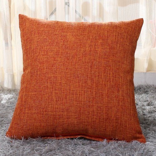 Home Linen Pillow Case Solid Color Hugging Pillow Case Sofa ARZ