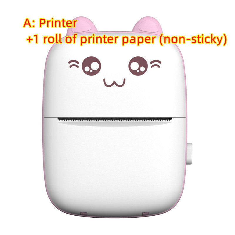 Mini Printer Portable Mini Bluetooth WiFi New Wrong Printer Mobile Phone Photo Title Note Hot Print Pocket Student Error Label Printer ARZ