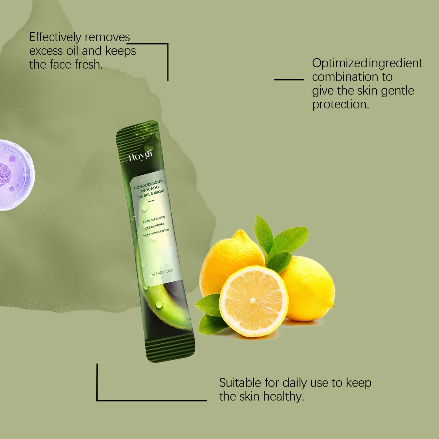 Avocado Facial Cleansing Foam Facial Mask ARZ