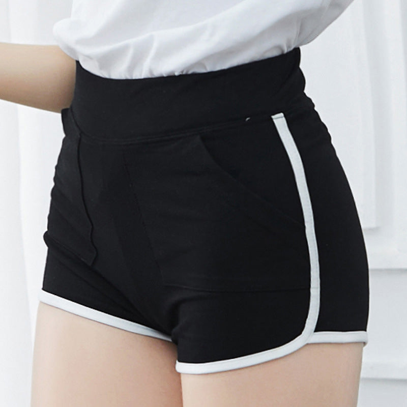 Women's Summer Casual Solid Color Three-point Pocket Hot Pants ARZ