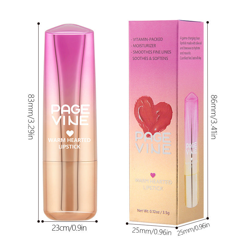 Six-color Heart-shaped Matte Lipstick Easy To Color And Moisten ARZ