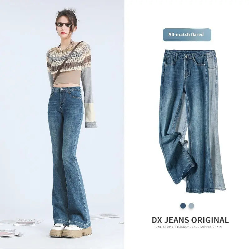 Ankle-length Bell-bottoms Live Broadcast High-quality Slim Fit Slimming ARZ