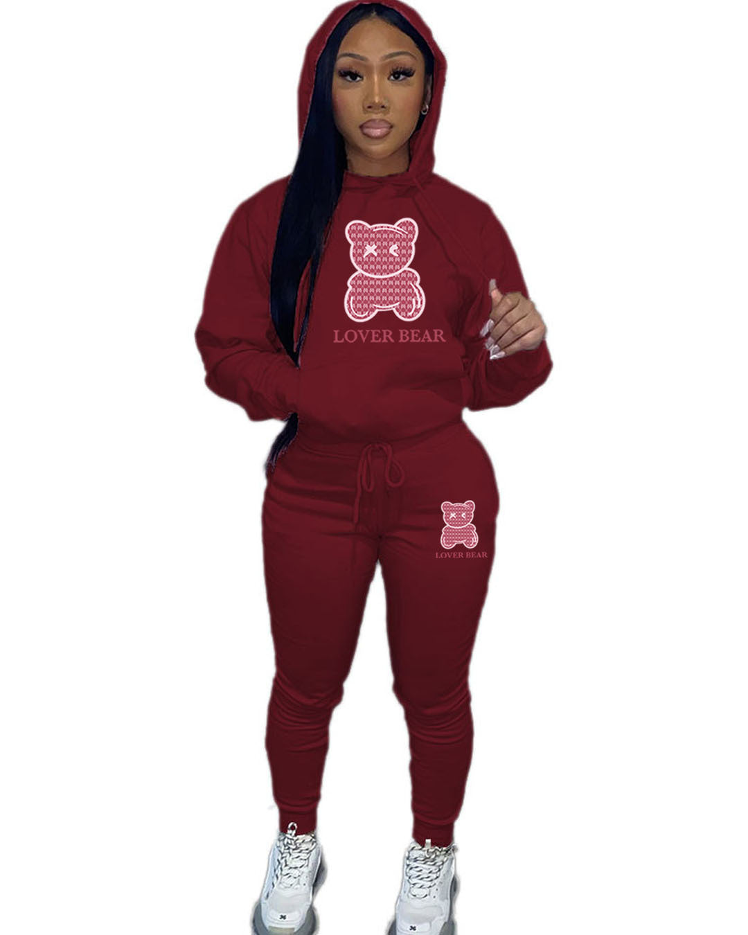 Cross-border New Arrival Women's Suit Hooded Sweatshirt And Sweatpants ARZ