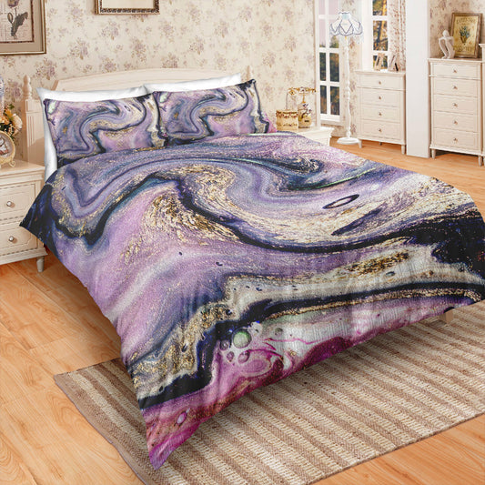 Three-piece Gilt Marble Bedding Set ARZ