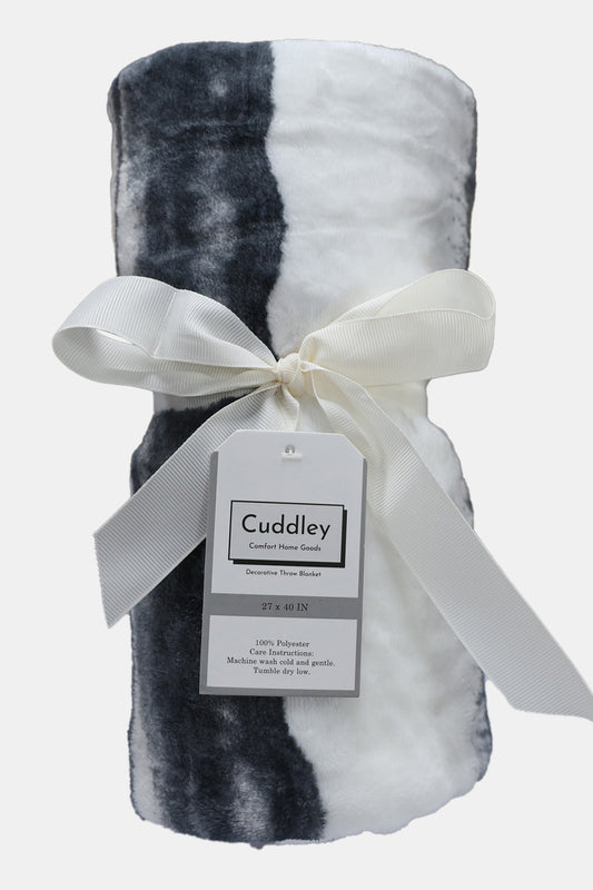 Cuddley Fleece Decorative Throw Blanket Trendsi