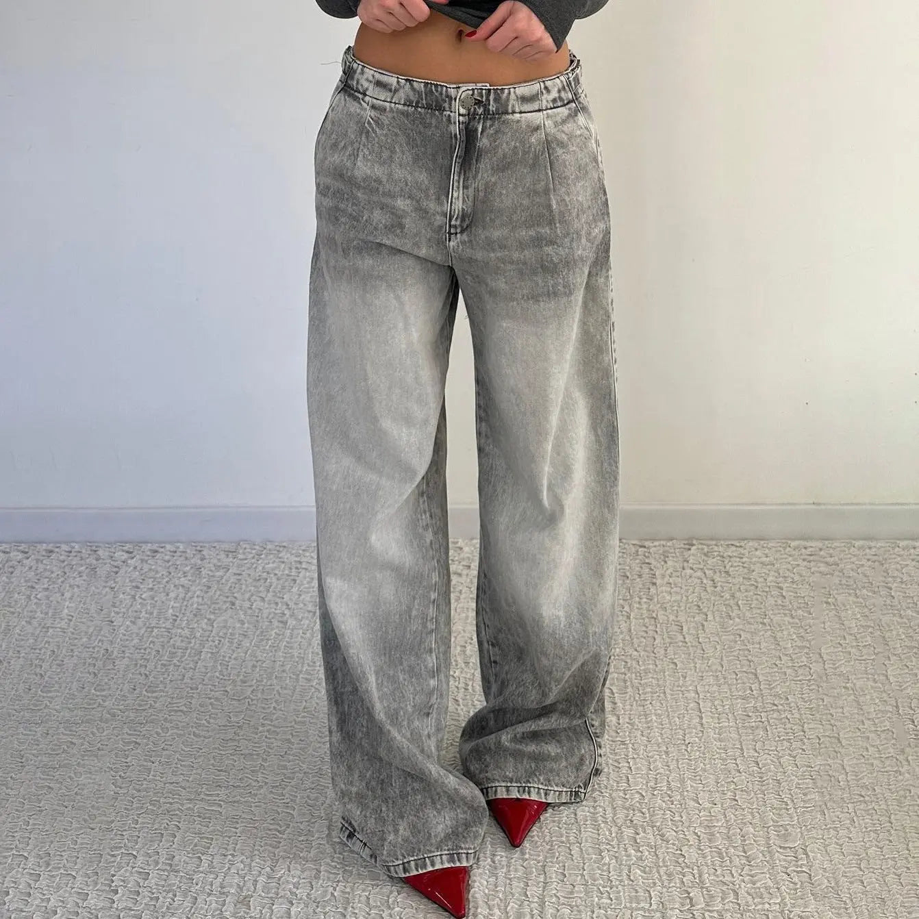 Women's Do The Old Cowboy Trousers Adjustable Vintage Wash ARZ