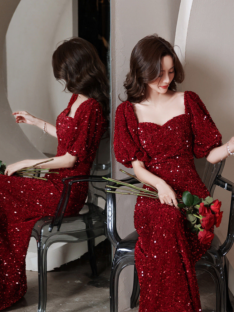 Toast Bridal Red Dresses Women Fishtail ARZ