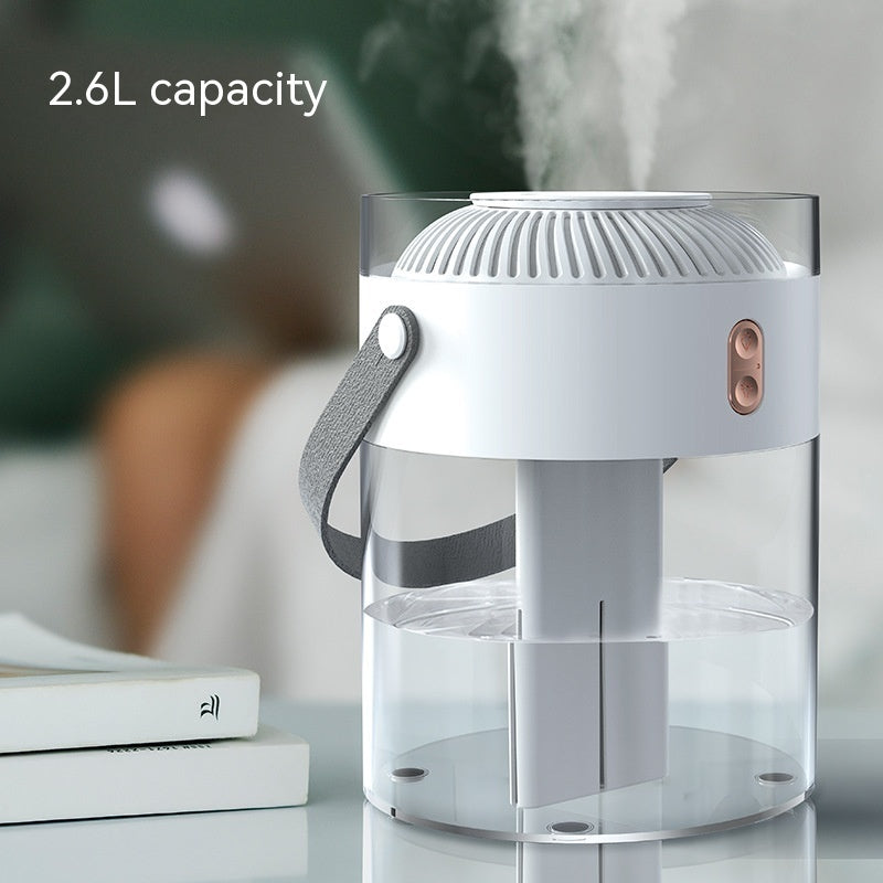 Large Capacity Double Spray Humidifier 26L Ambience Light Commercial Portable Water Replacement ARZ