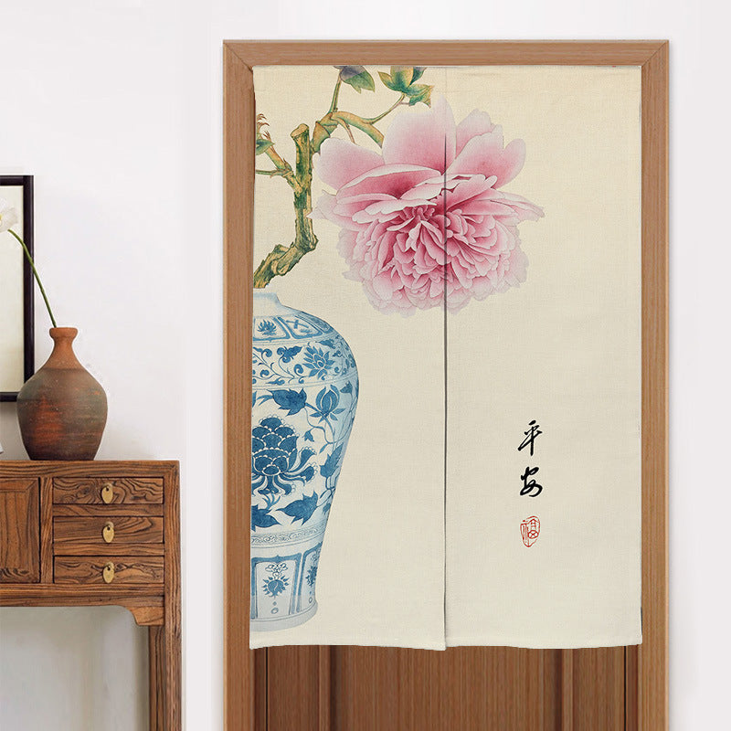 Home Kitchen Bedroom Partition Chinese Style Cloth Curtain ARZ