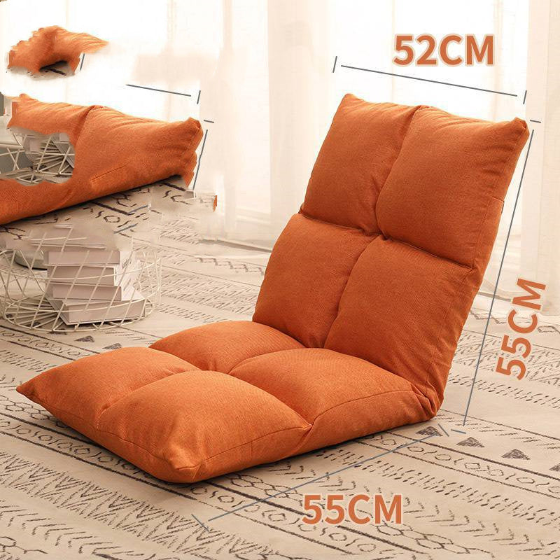 Bed Backrest Floor Small Sofa Folding Single Bay Window Computer Recliner ARZ