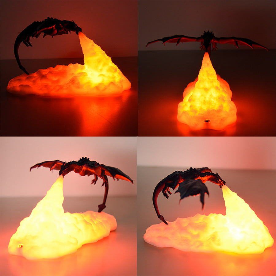 LED Rechargeable Table Lamp Gift Magic Dragon ARZ