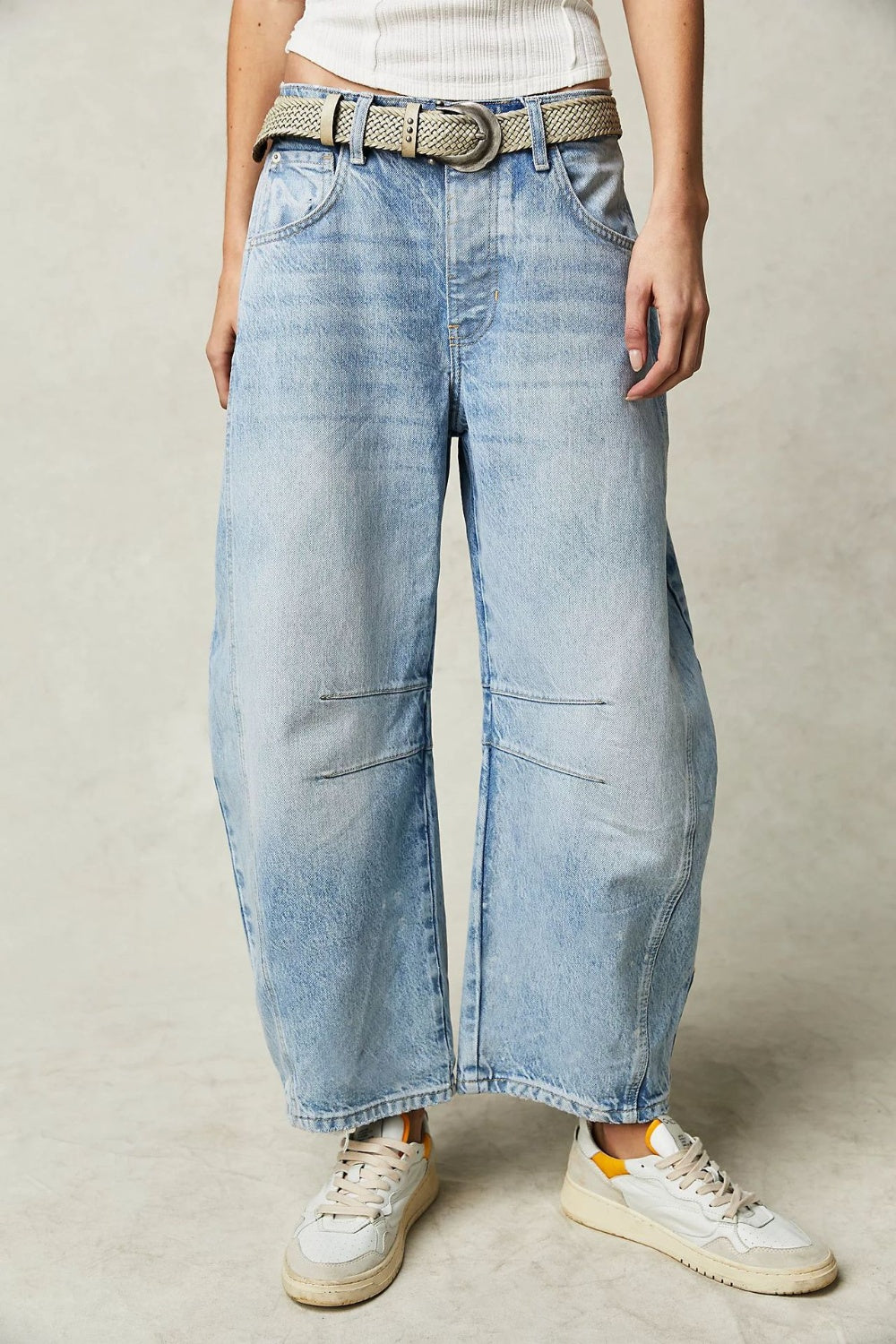 Wide Leg Jeans with Pockets Trendsi