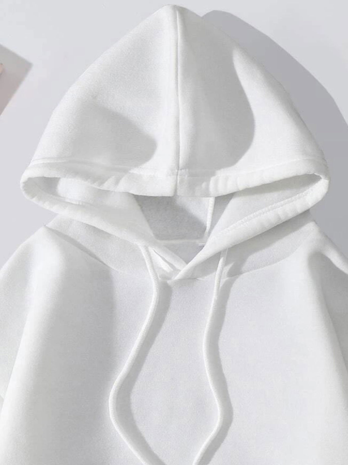 Graphic Drawstring Hoodie with Pocket Trendsi