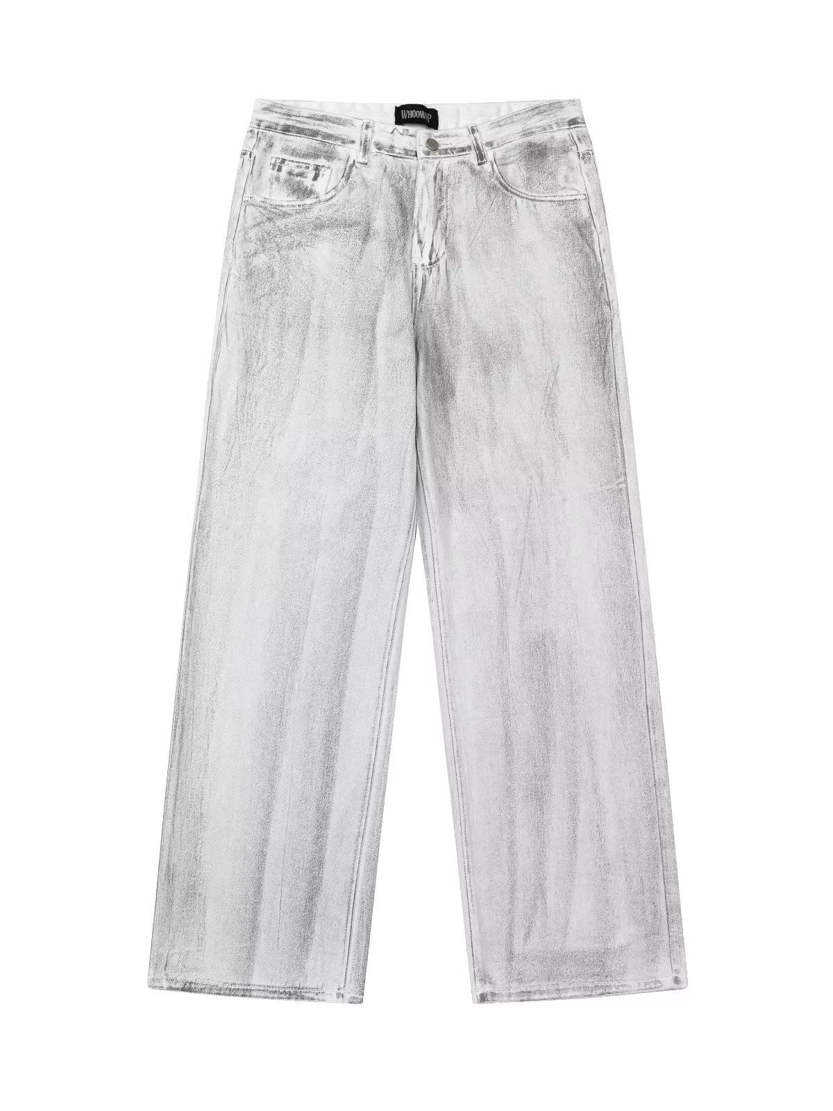 Retro Distressed Dirty Loose Mop Jeans ARZ