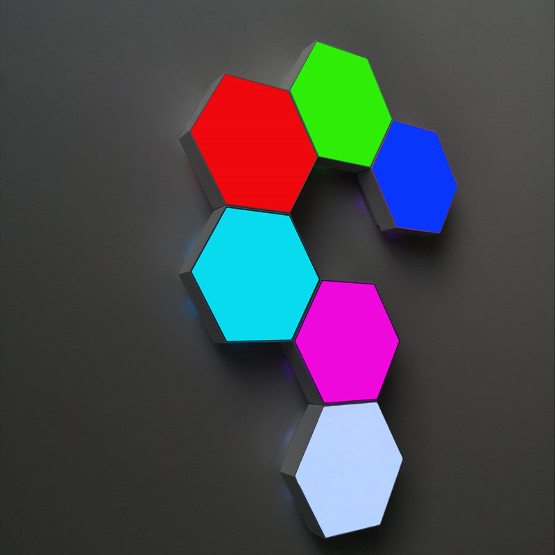 British Creative Honeycomb Modular Assembly Helios Touch Wall Lamp ARZ