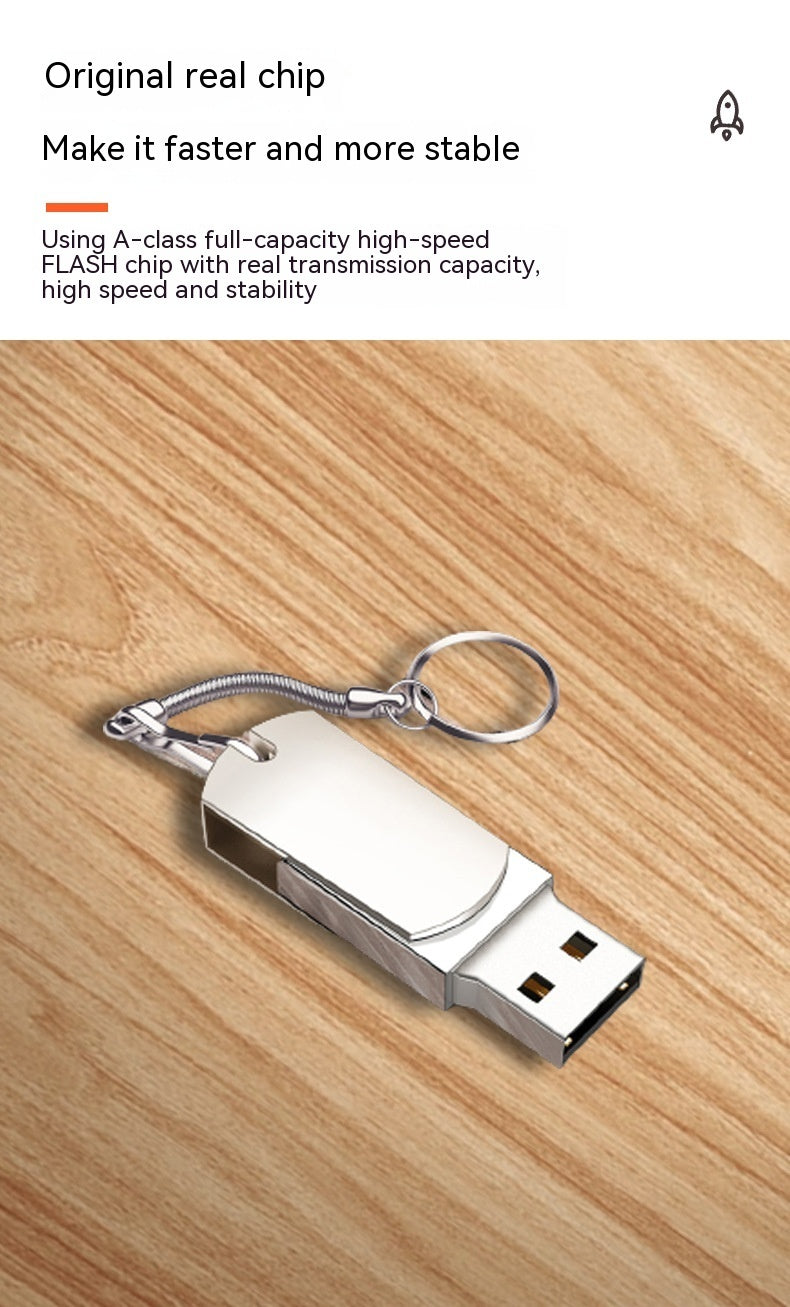 USB Disk 16g Small Fat High-speed Metal Rotation ARZ