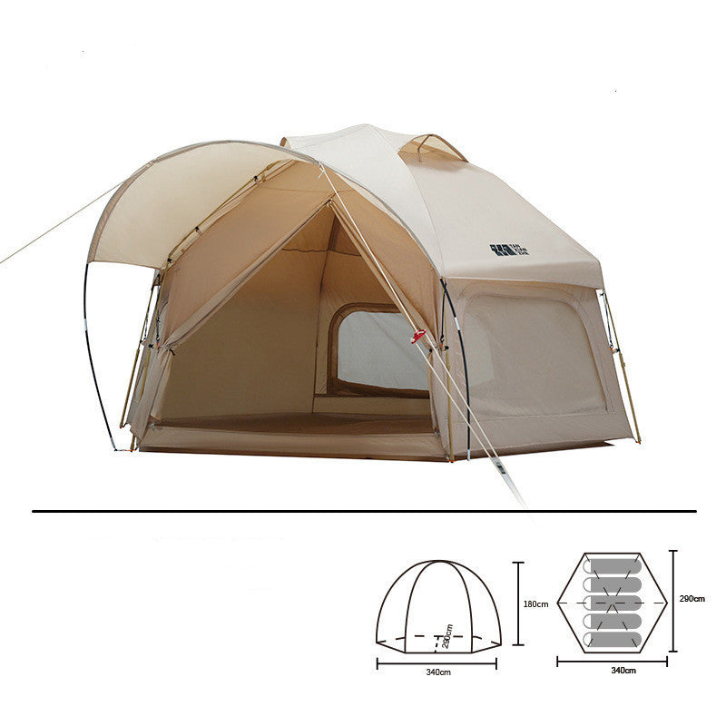 Outdoor Thickened Rainproof Portable Folding Automatic Camping Tent ARZ