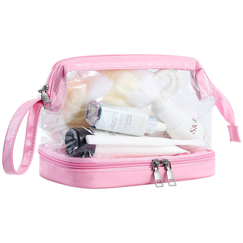 Storage Bag Double-layer Secretary Transparent Three-dimensional ARZ