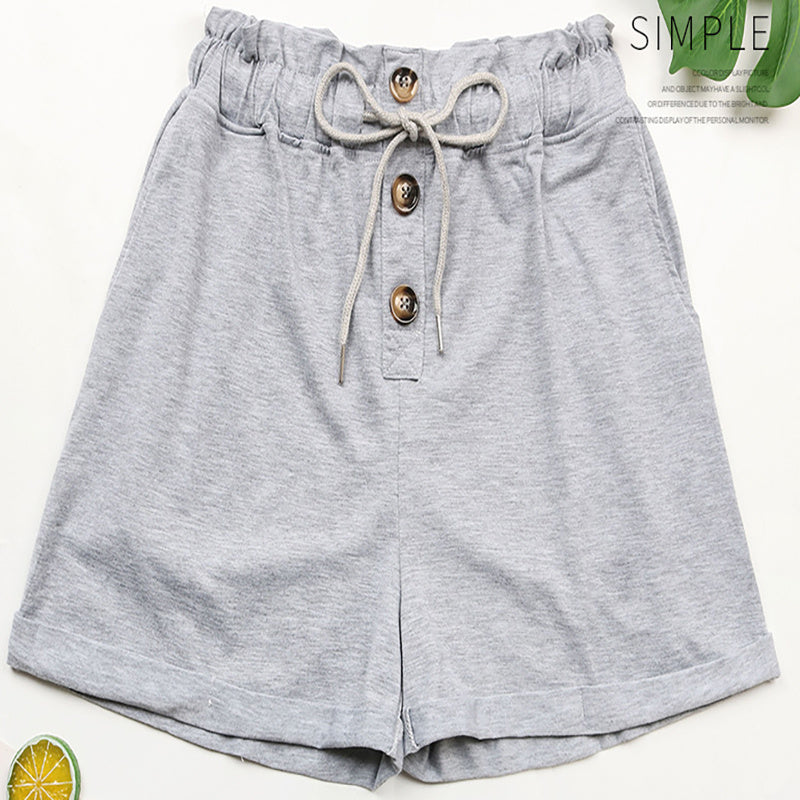 Summer High Waist Elastic Casual Sports Shorts For Women ARZ