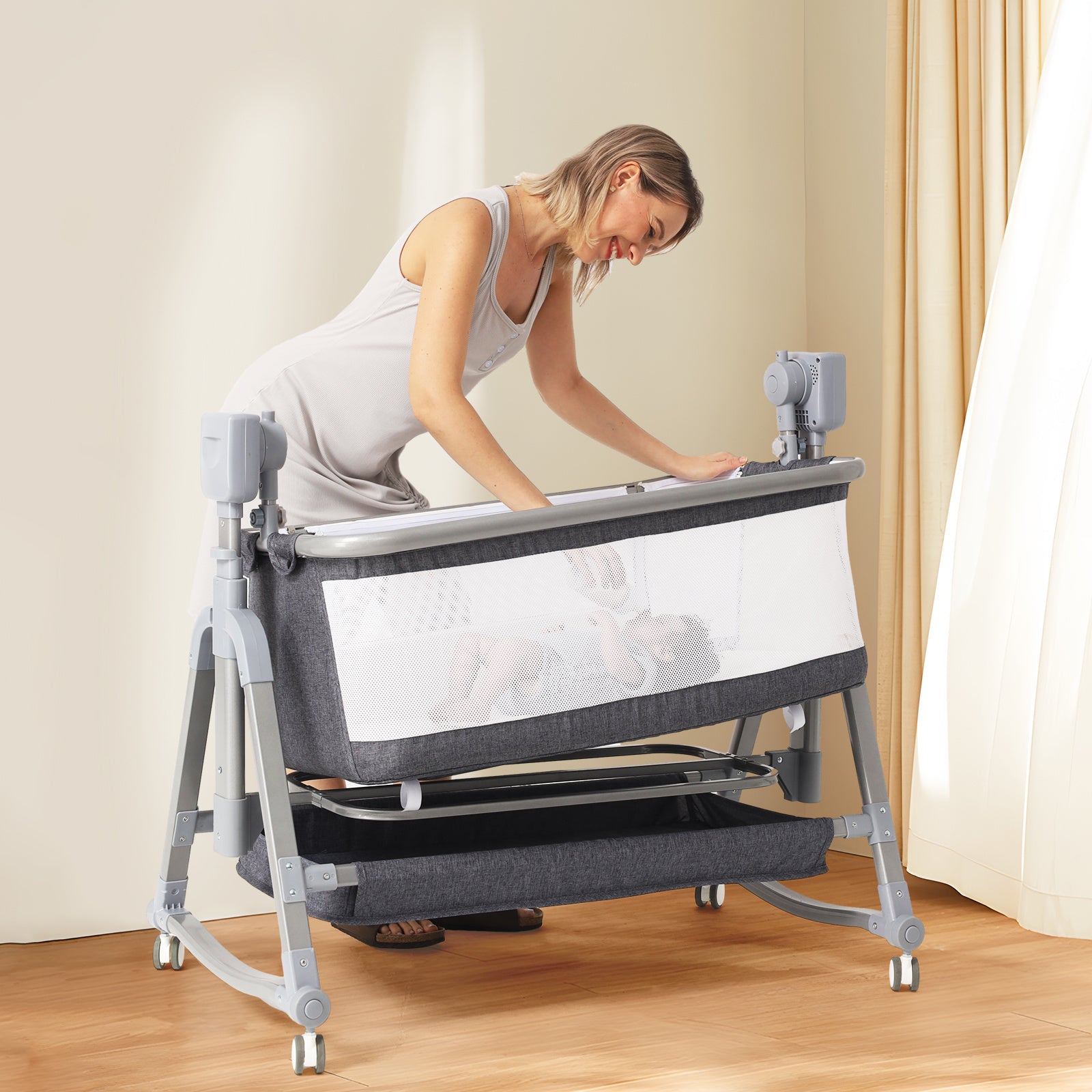 Home Fashion Simple Crib ARZ