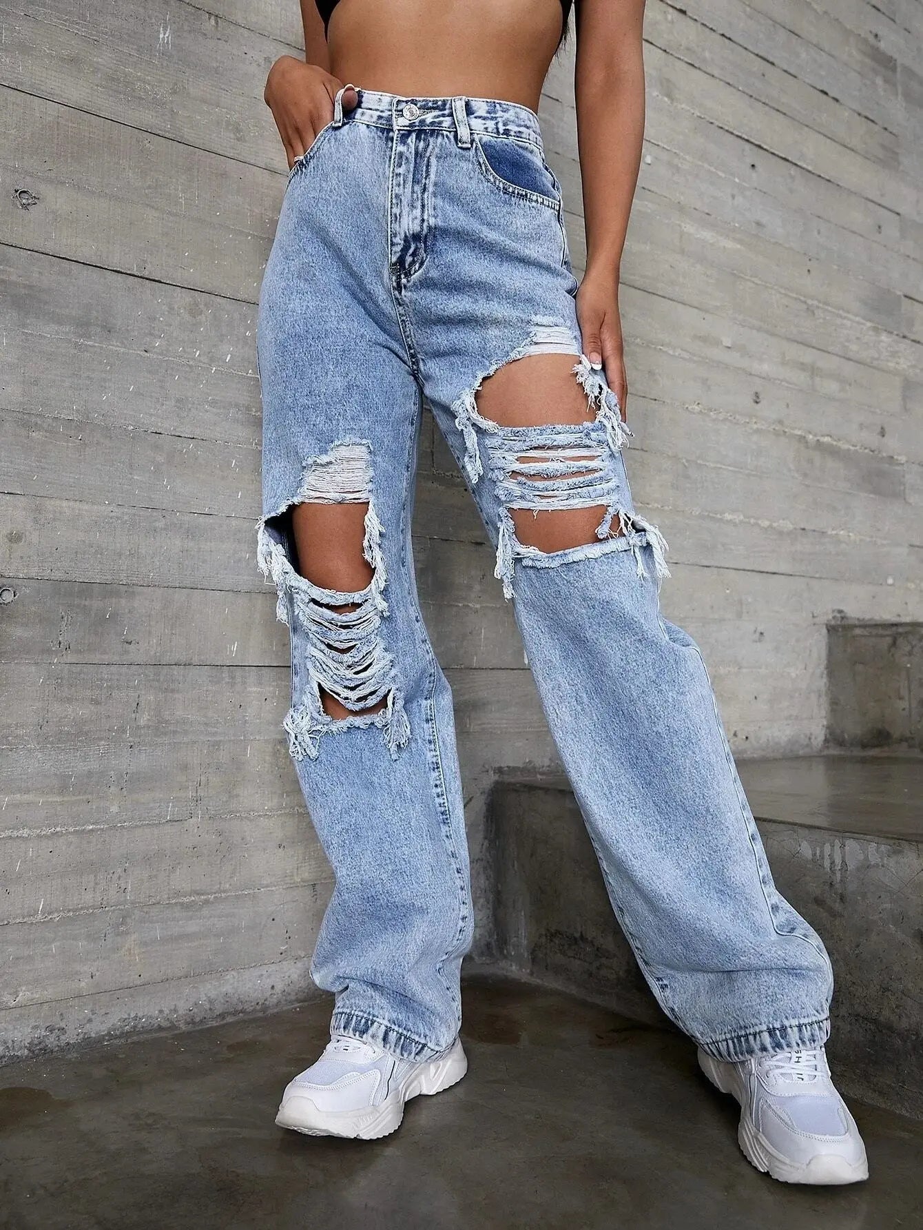 Women's Fashion Ripped Jeans ARZ