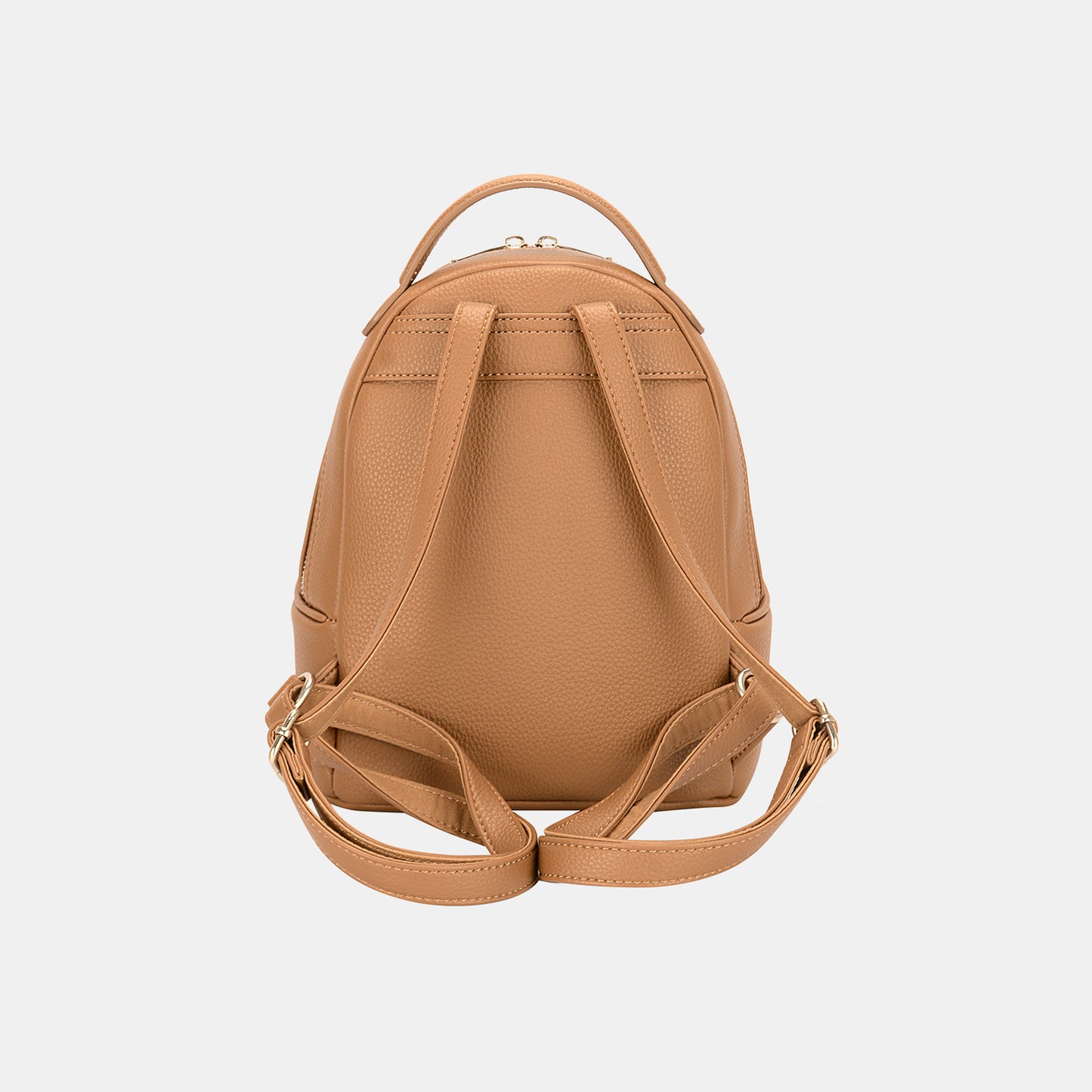 David Jones PU Leather Handle Backpack Trendsi