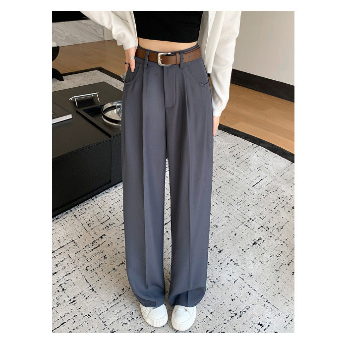 New High Waist Drooping Suit Pants Women ARZ