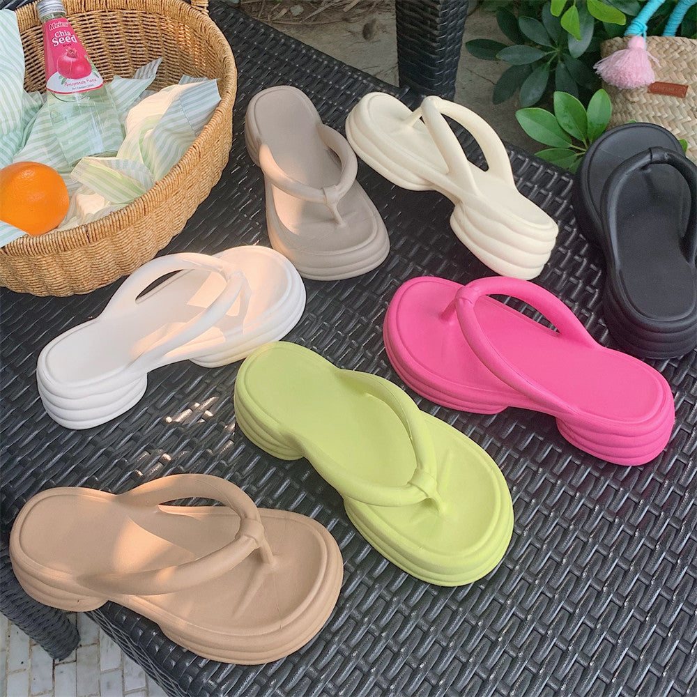 Summer New Simple Comfortable Platform Flip-flops ARZ