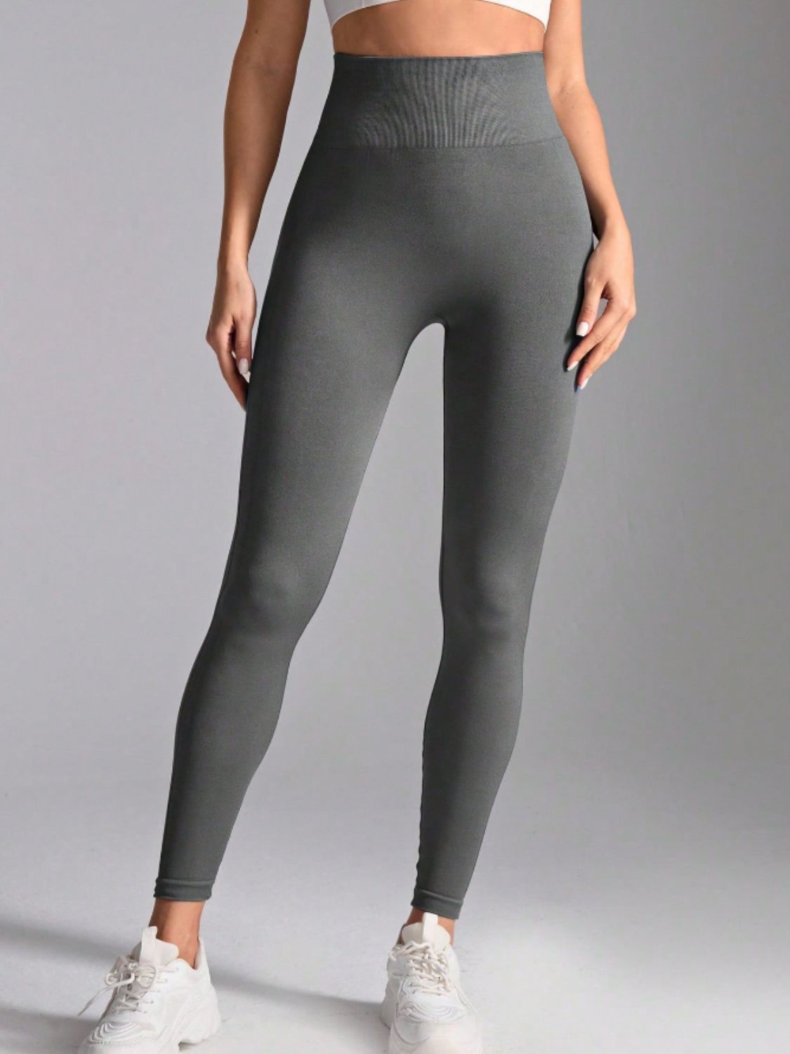 High Waist Active Leggings Trendsi