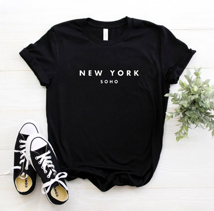 Simple Letter Printing Fashion Short-sleeved T-shirt ARZ