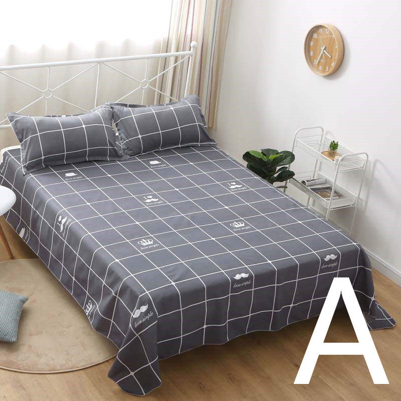 Single Double Bed  Flat Sheet Bedding ARZ