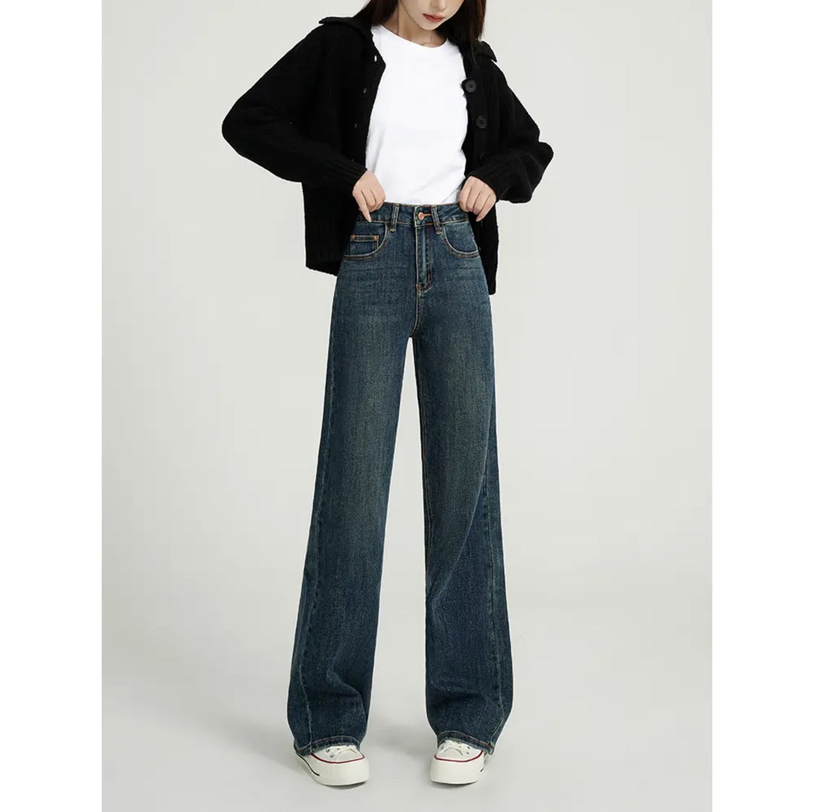 Fashion Casual Denim Trousers Women ARZ