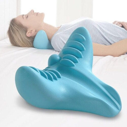 Cervical Spine Massage Pillow Gravity Acupressure Neck Massager Cervical Spine Pillow Neck Shoulder Massage Pillow Home Traction Corrector ARZ