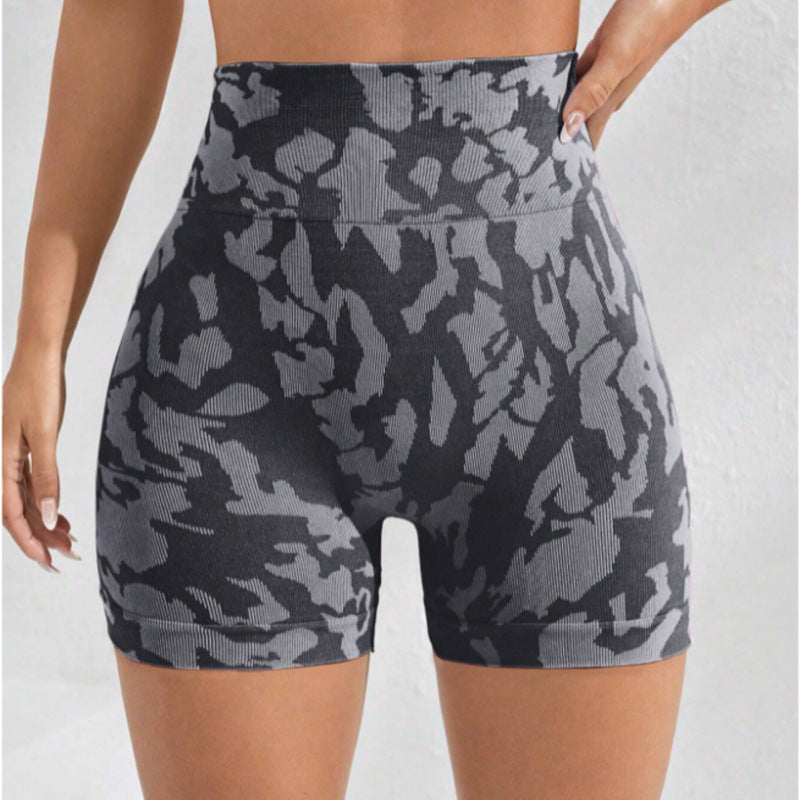 Fashion Tie-dye Tight Yoga Shorts For Women ARZ